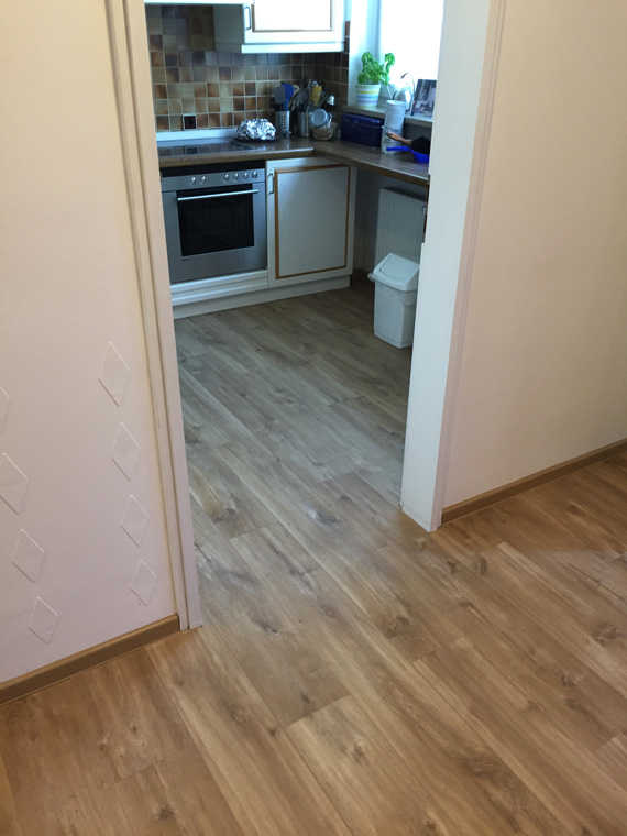 Verlegung von Venylboden