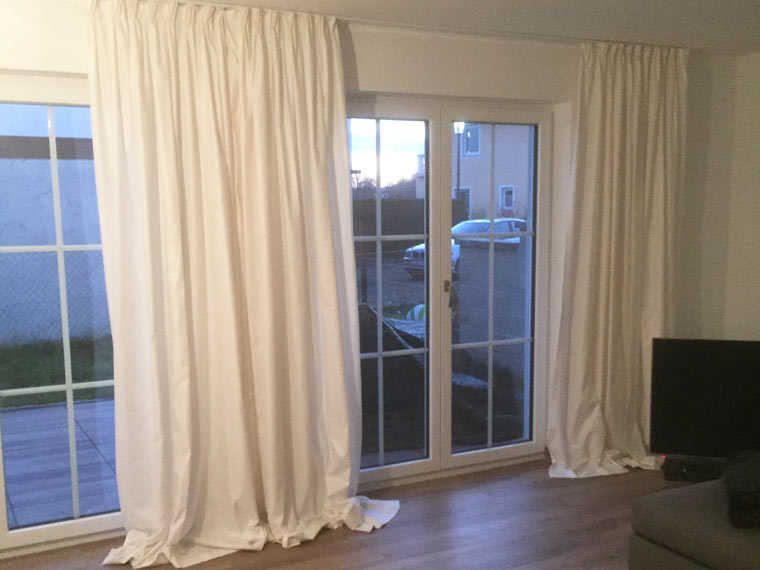 Helle Gardinen von Raumausstatter Tossmann